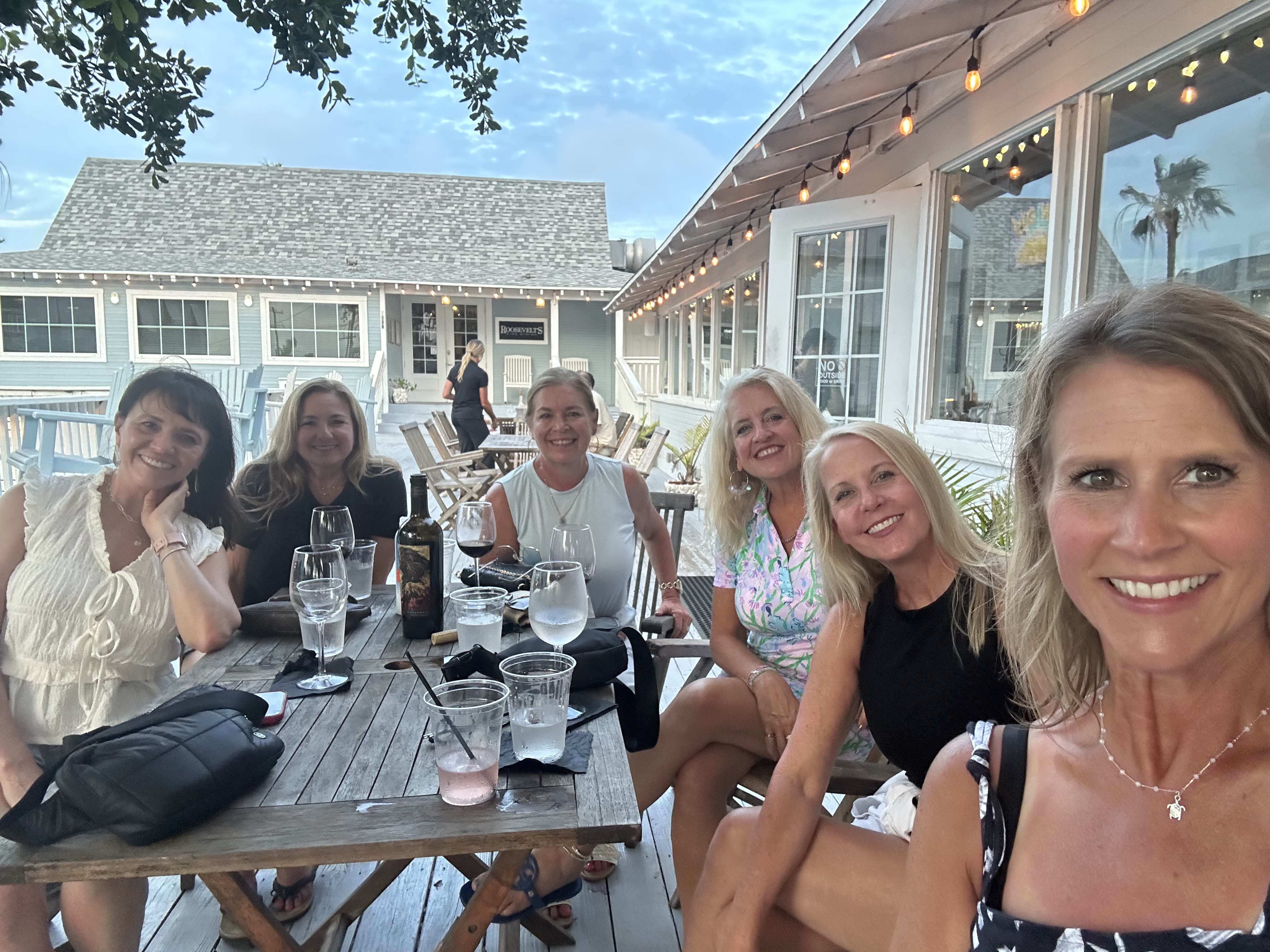 Outdoor group gathering