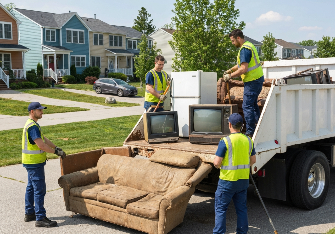 Junk Removal Service — Professional Crew Loading
