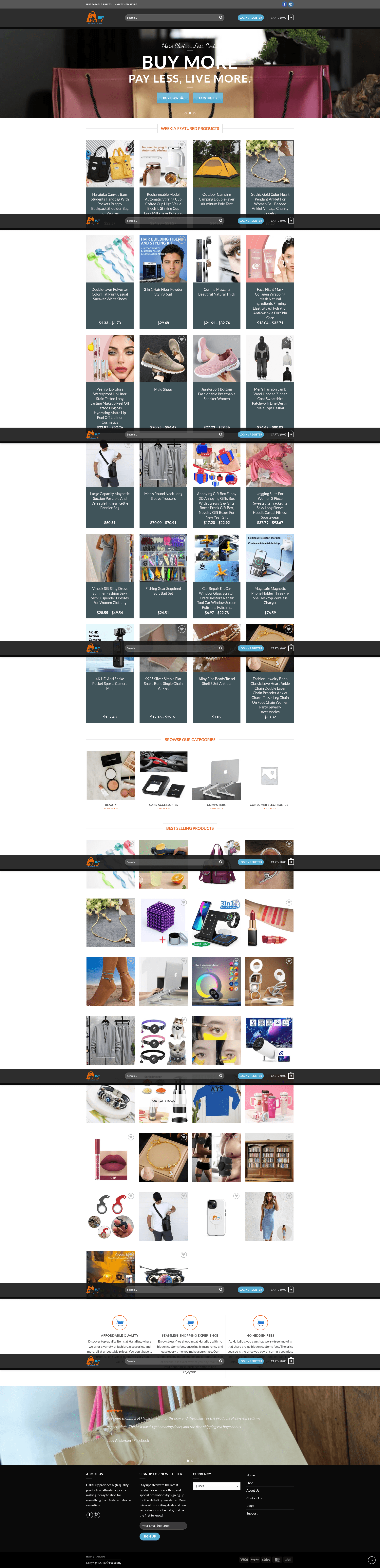 HallaBuy.com Desktop Preview