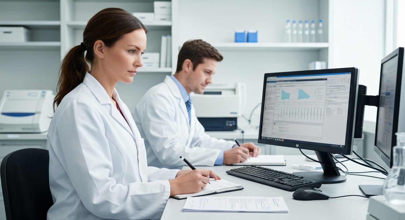 Clinical research setting conveying scientific credibility