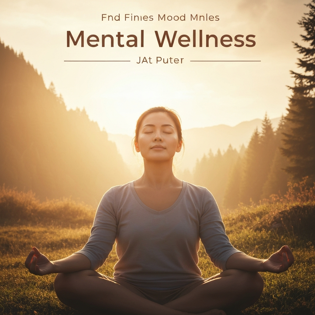 Peaceful mental wellness imagery