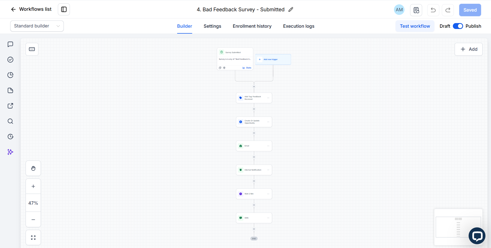 04. Bad Feedback Salvager - CRM Screenshot