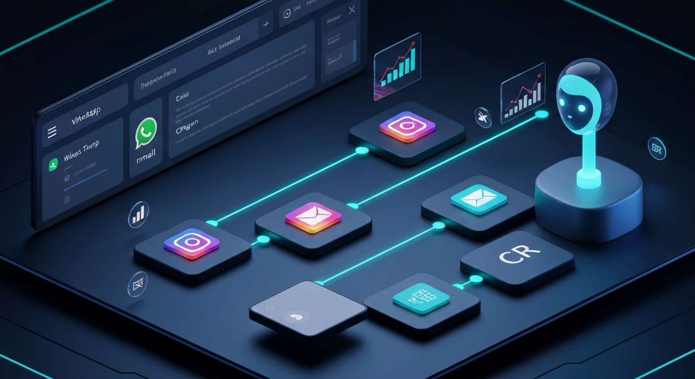Automação de Marketing Multicanal: como empresas modernas criam jornadas inteligentes e escaláveis