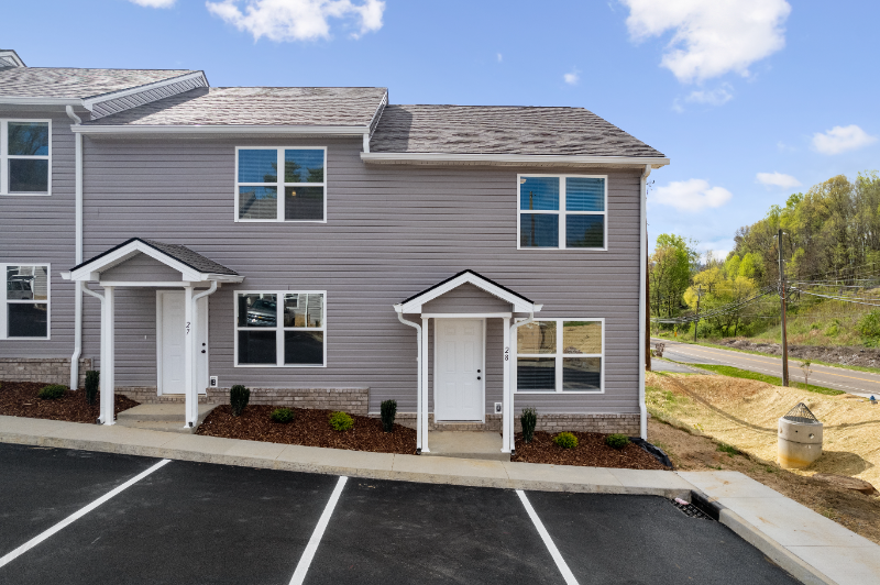 Aerial view of Laney's Way Townhomes in Johnson City TN
