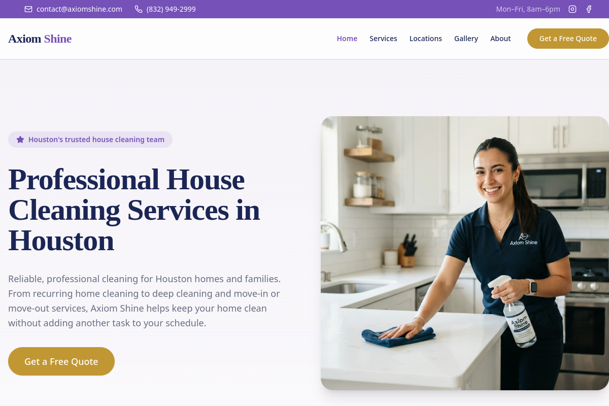 Axiom Shine — View Site