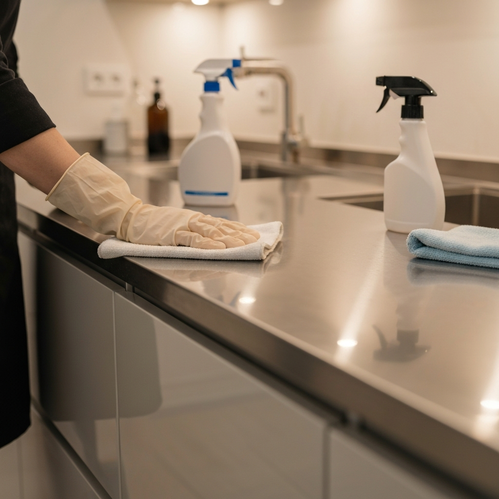 Detailed kitchen cleaning