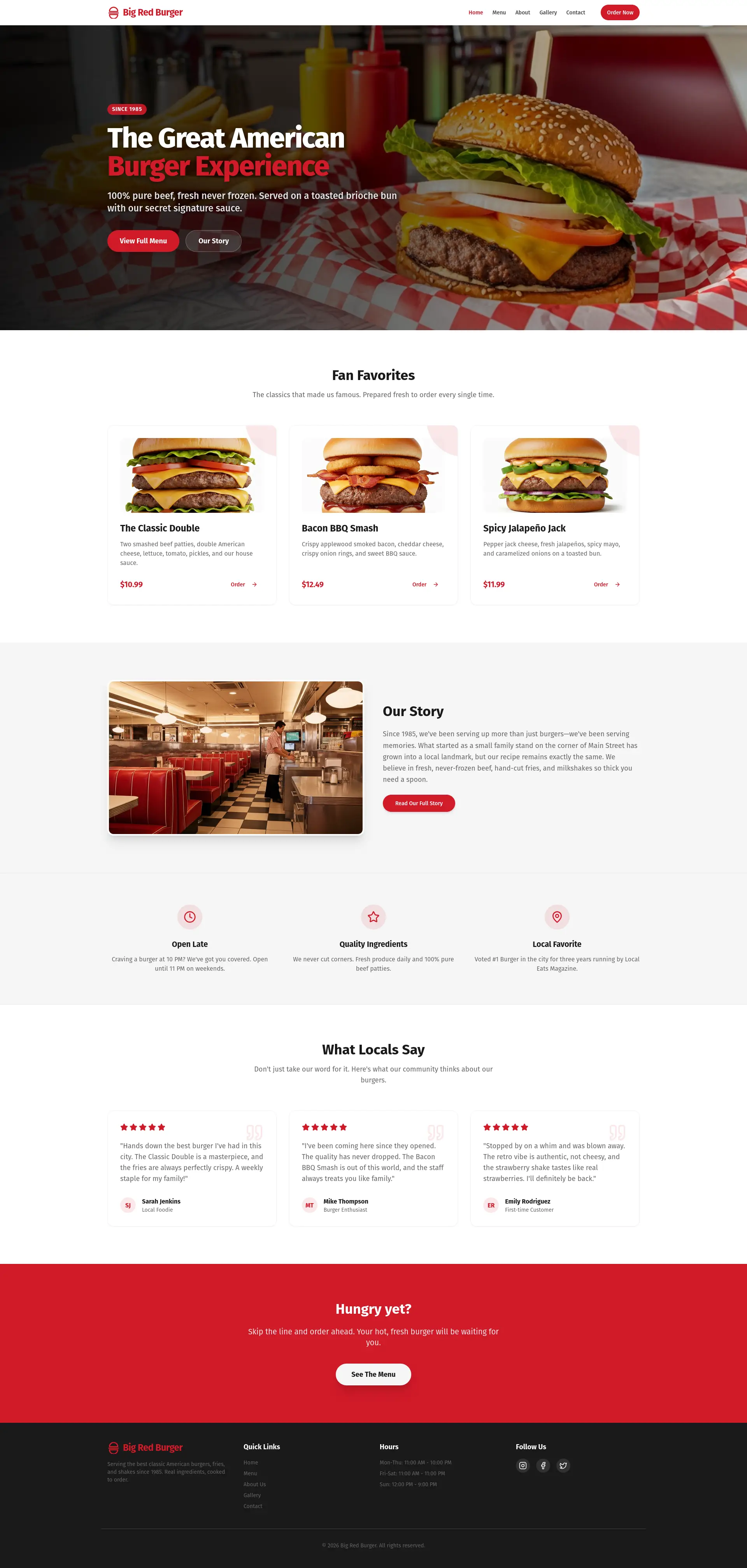 Big Red Burger