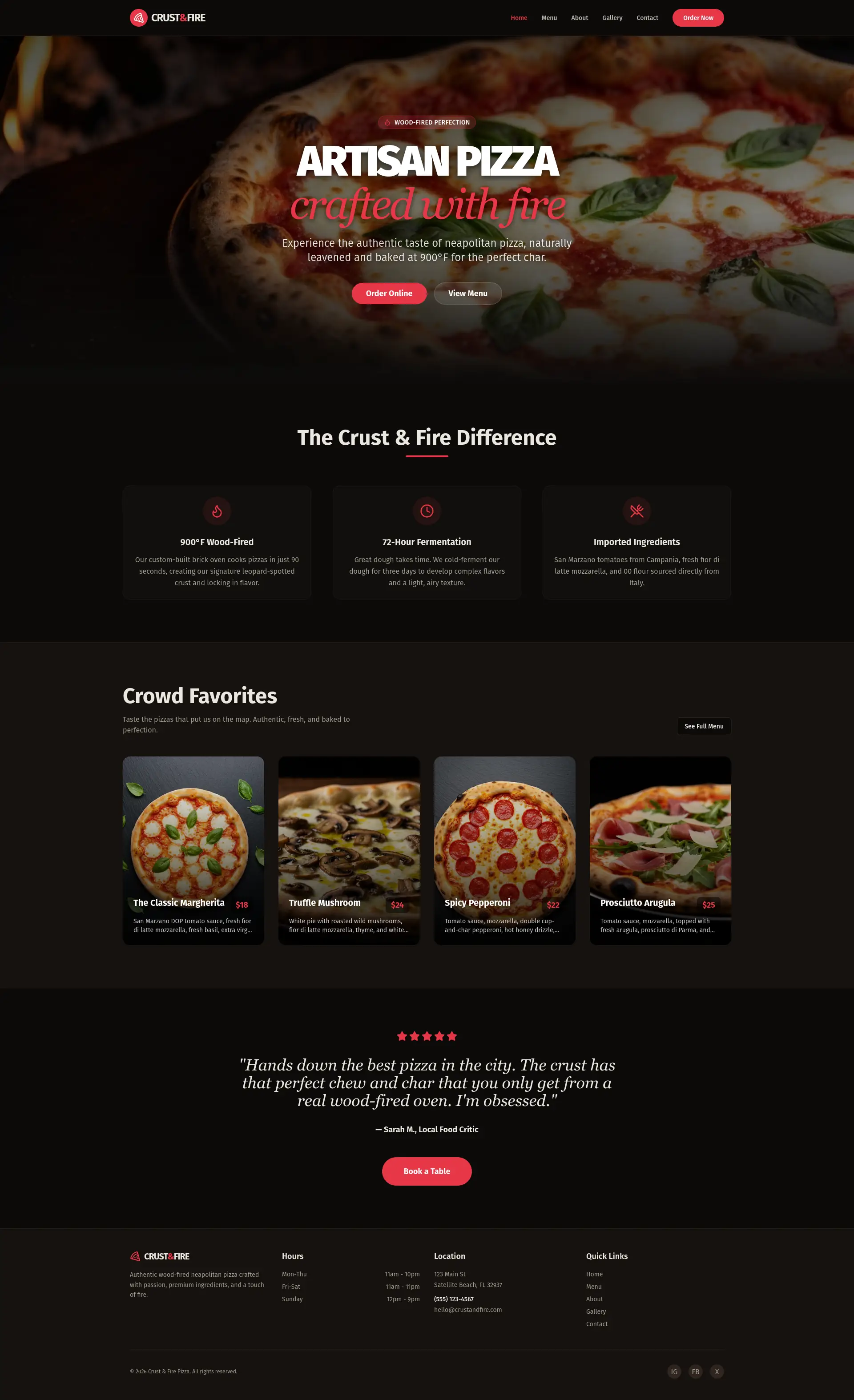 Crust & Fire