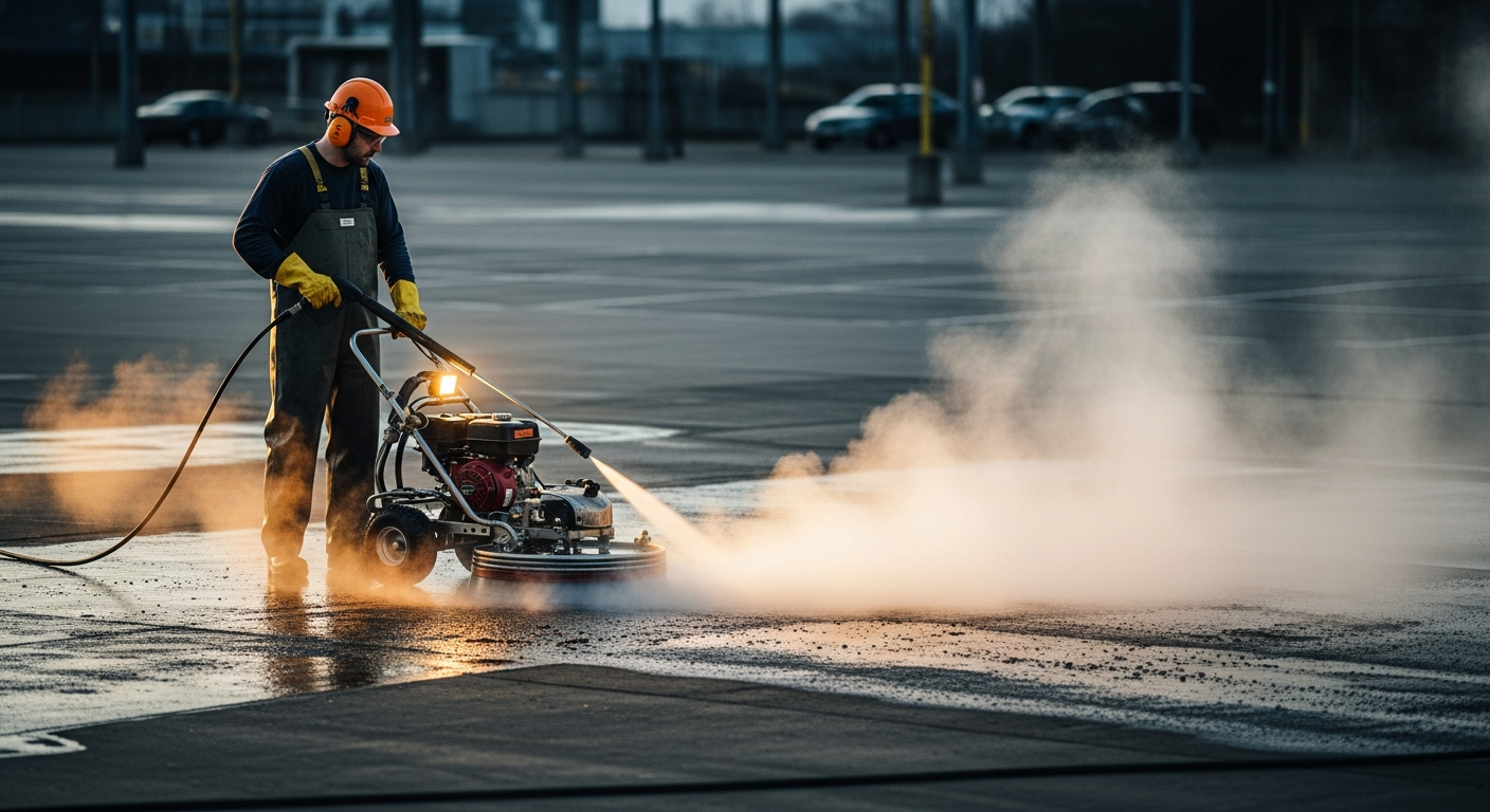 Hot High Pressure Washing