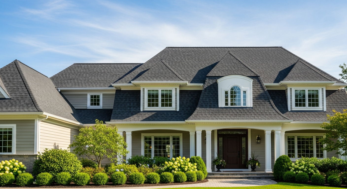 Beautiful house with new roof
