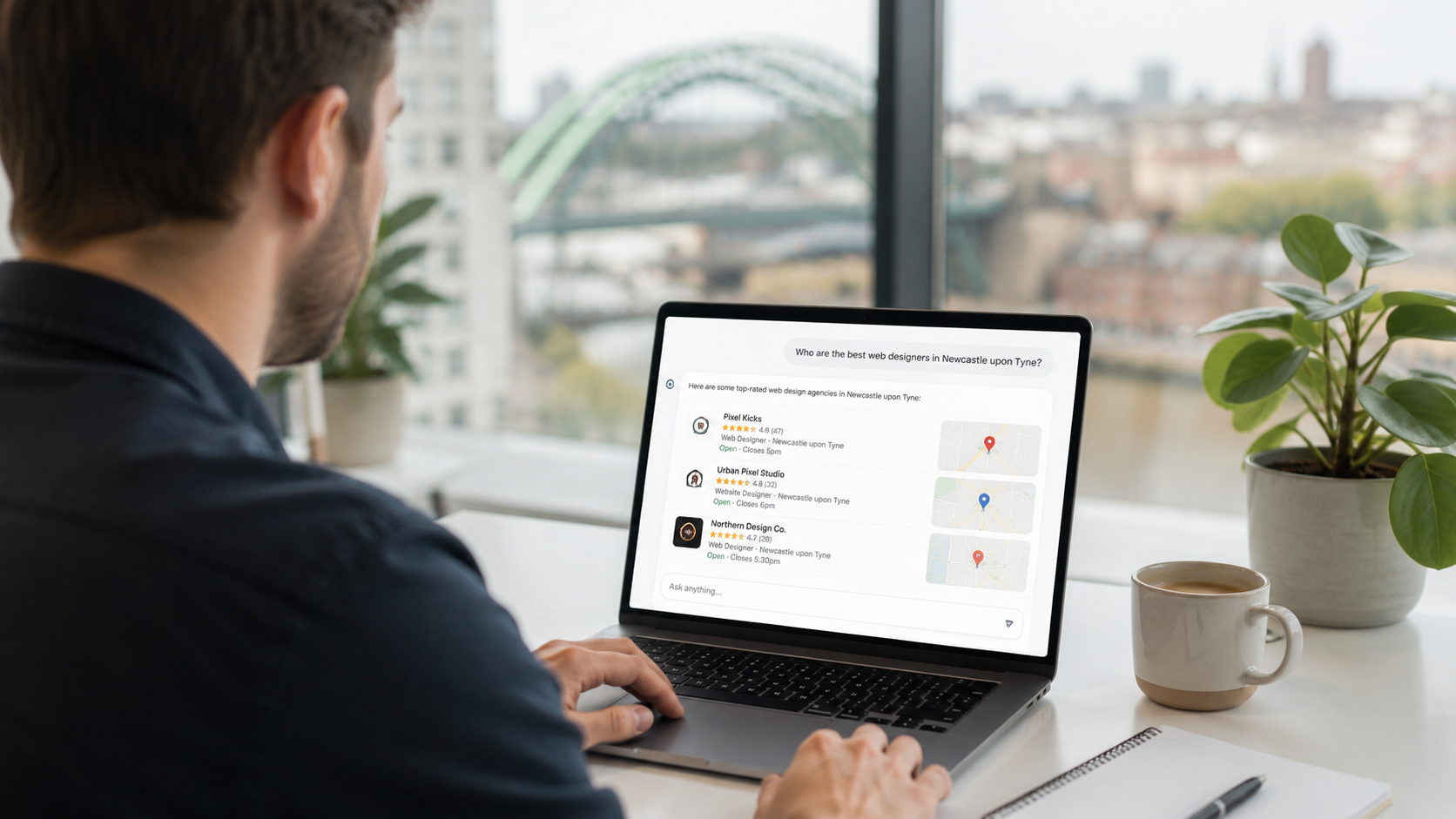 How AI assistants decide which local businesses to recommend - training data live search structured data