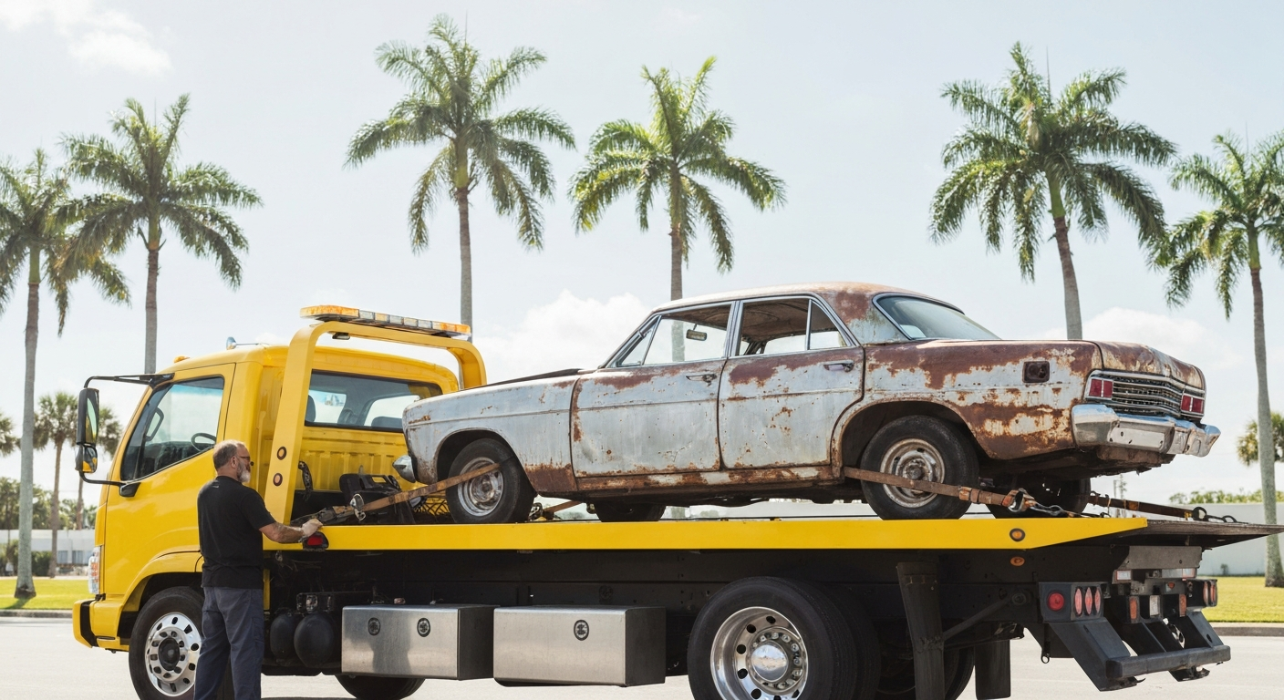 Cash for junk cars background
