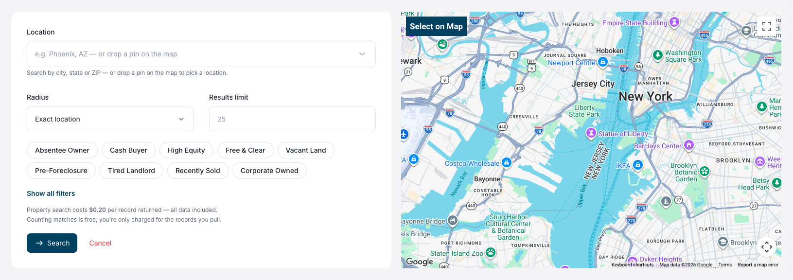 Property Search. screenshot