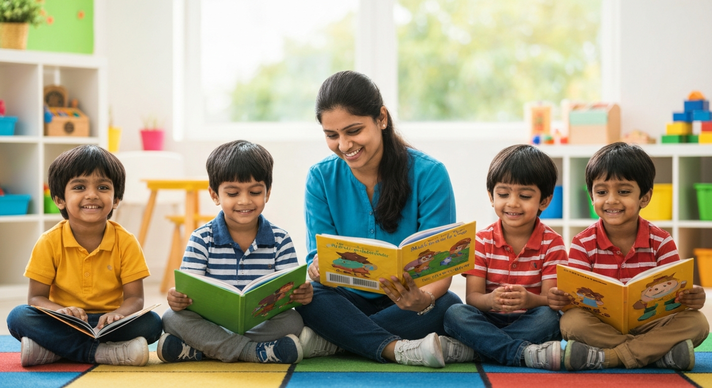 UKG program preparing children for primary school