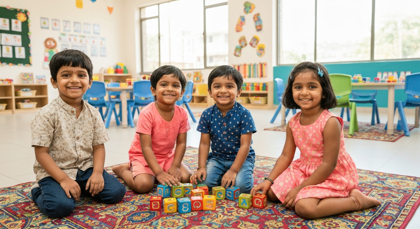 LKG program for preschool children