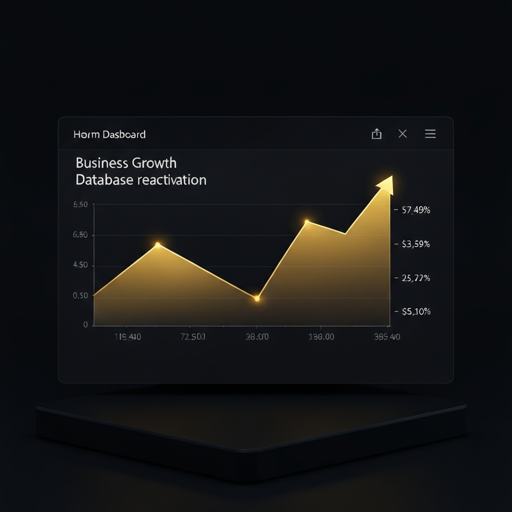Case Study 1 CRM dashboard showing results