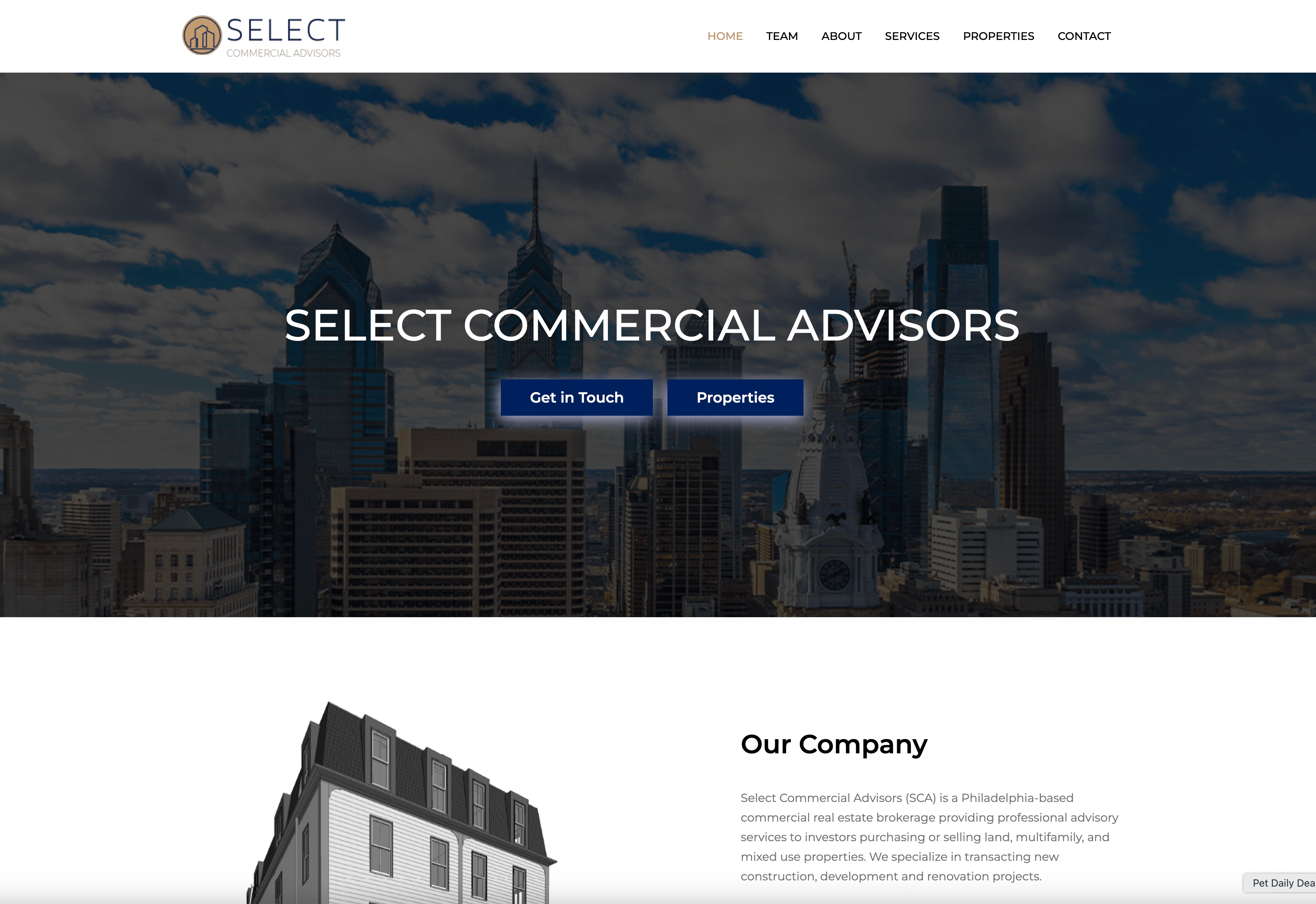 SELECT COMMERCIAL ADVISORS