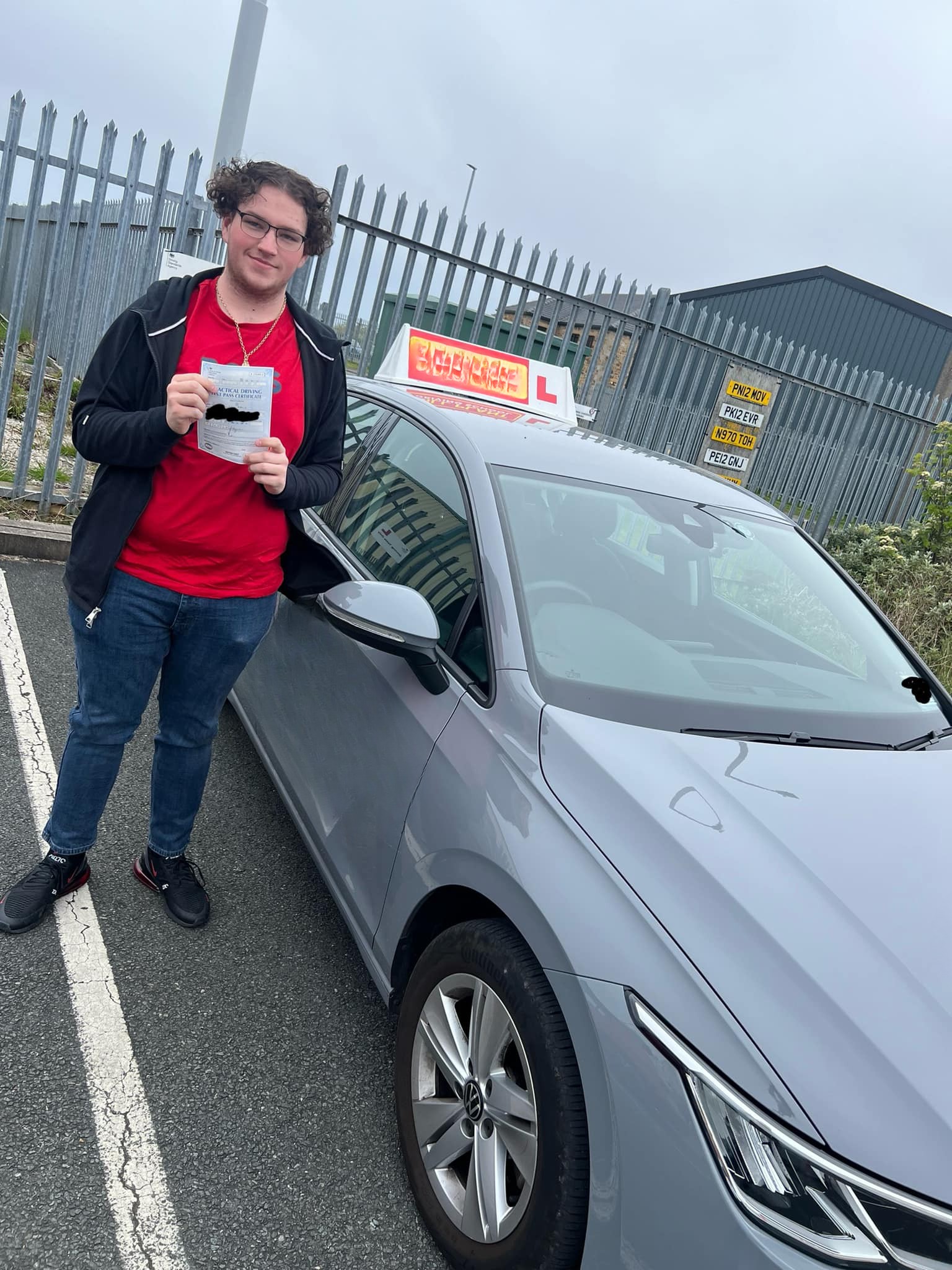 Successful driving test pass