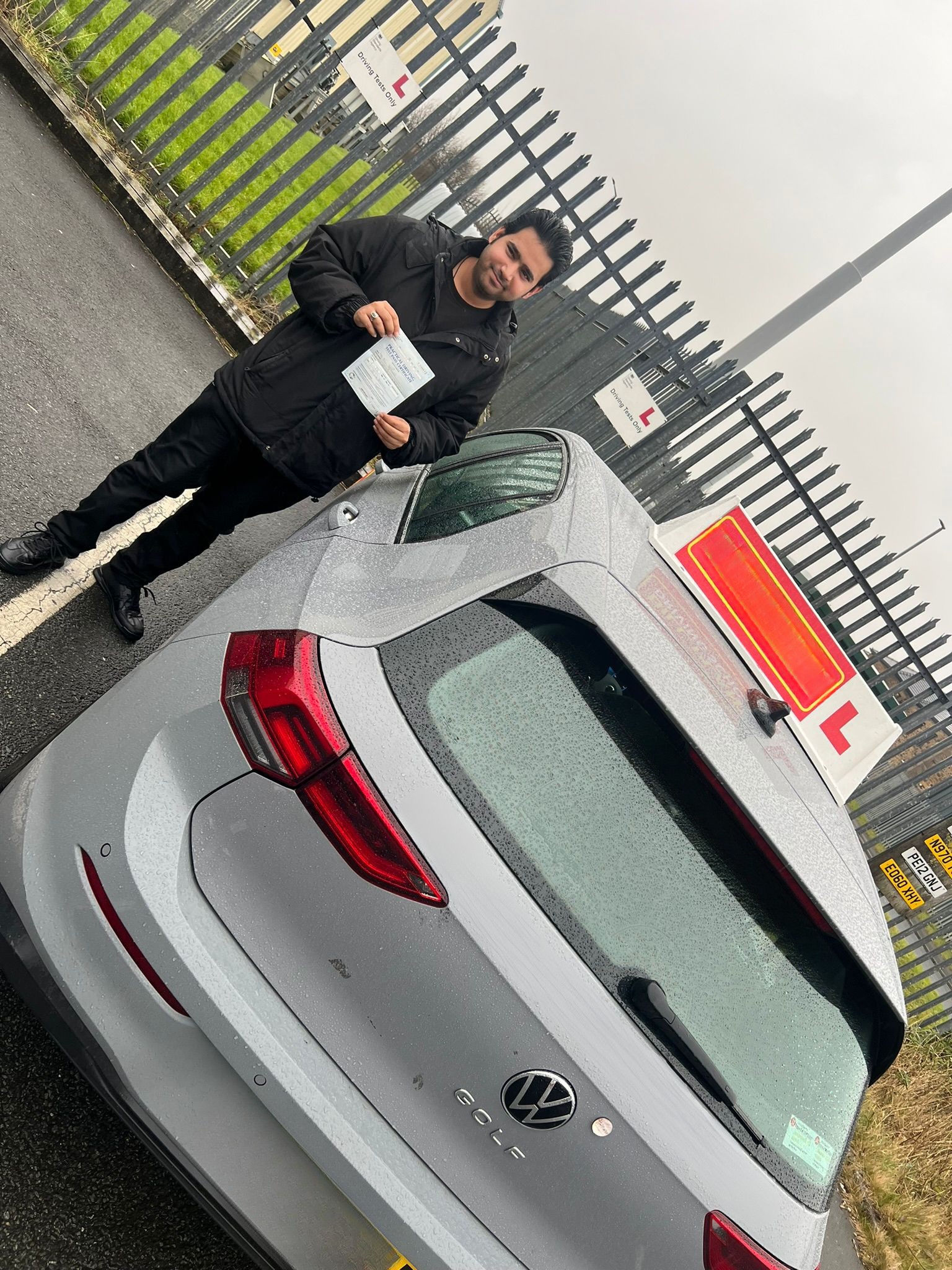 Successful driving test pass