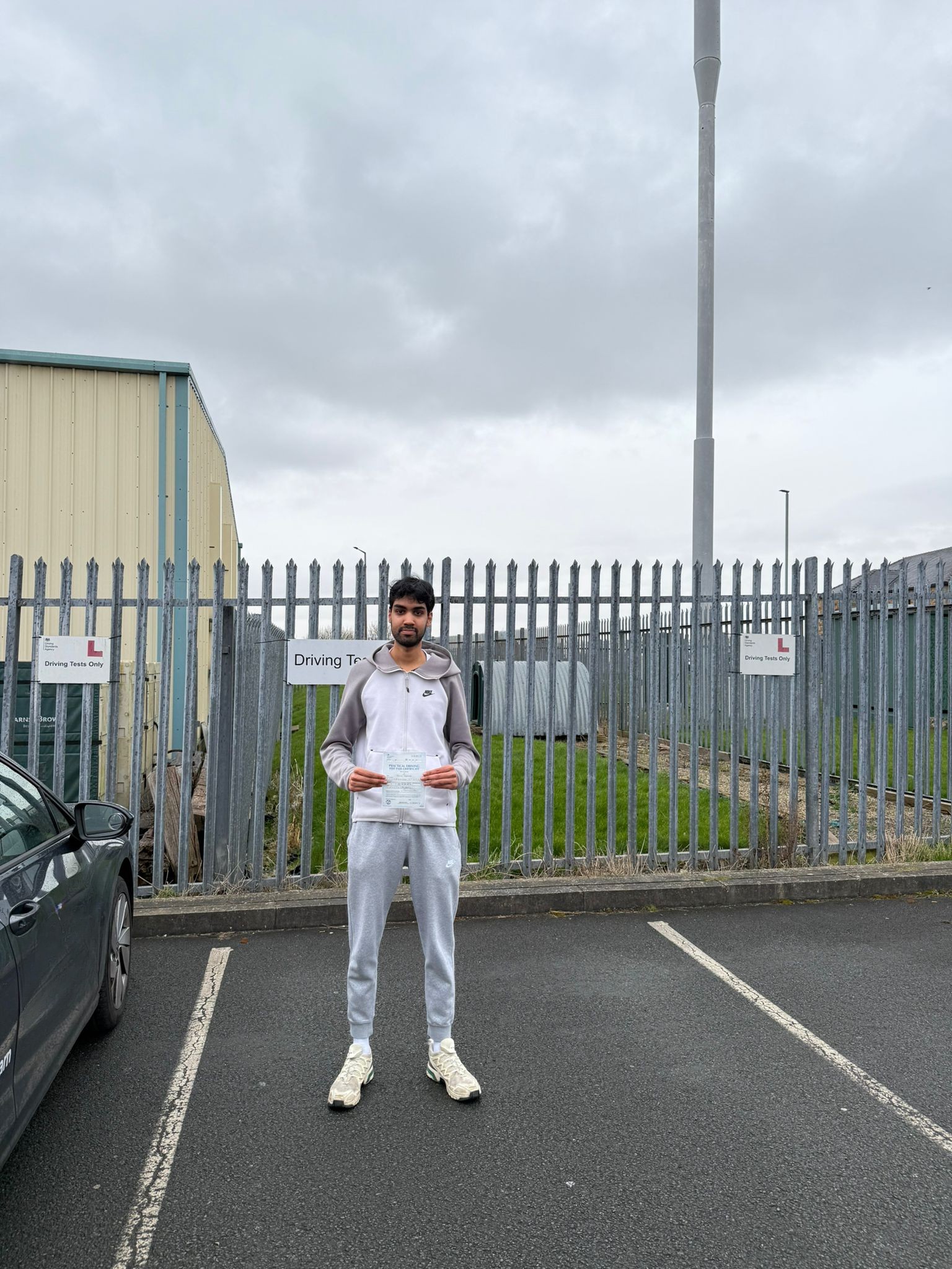 Successful driving test pass