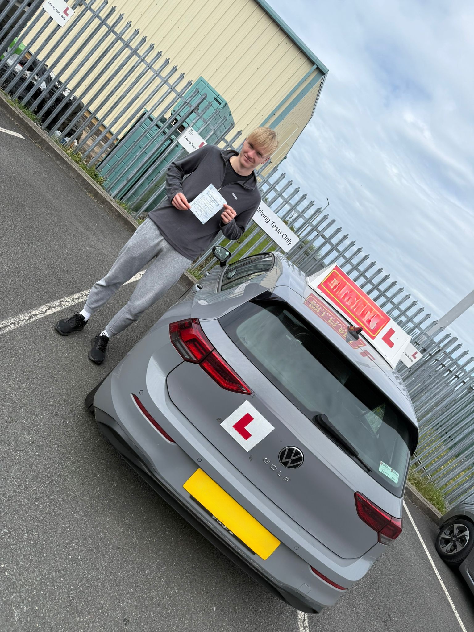Successful driving test pass