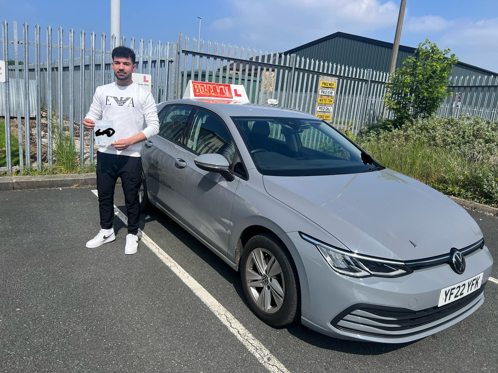Successful driving test pass