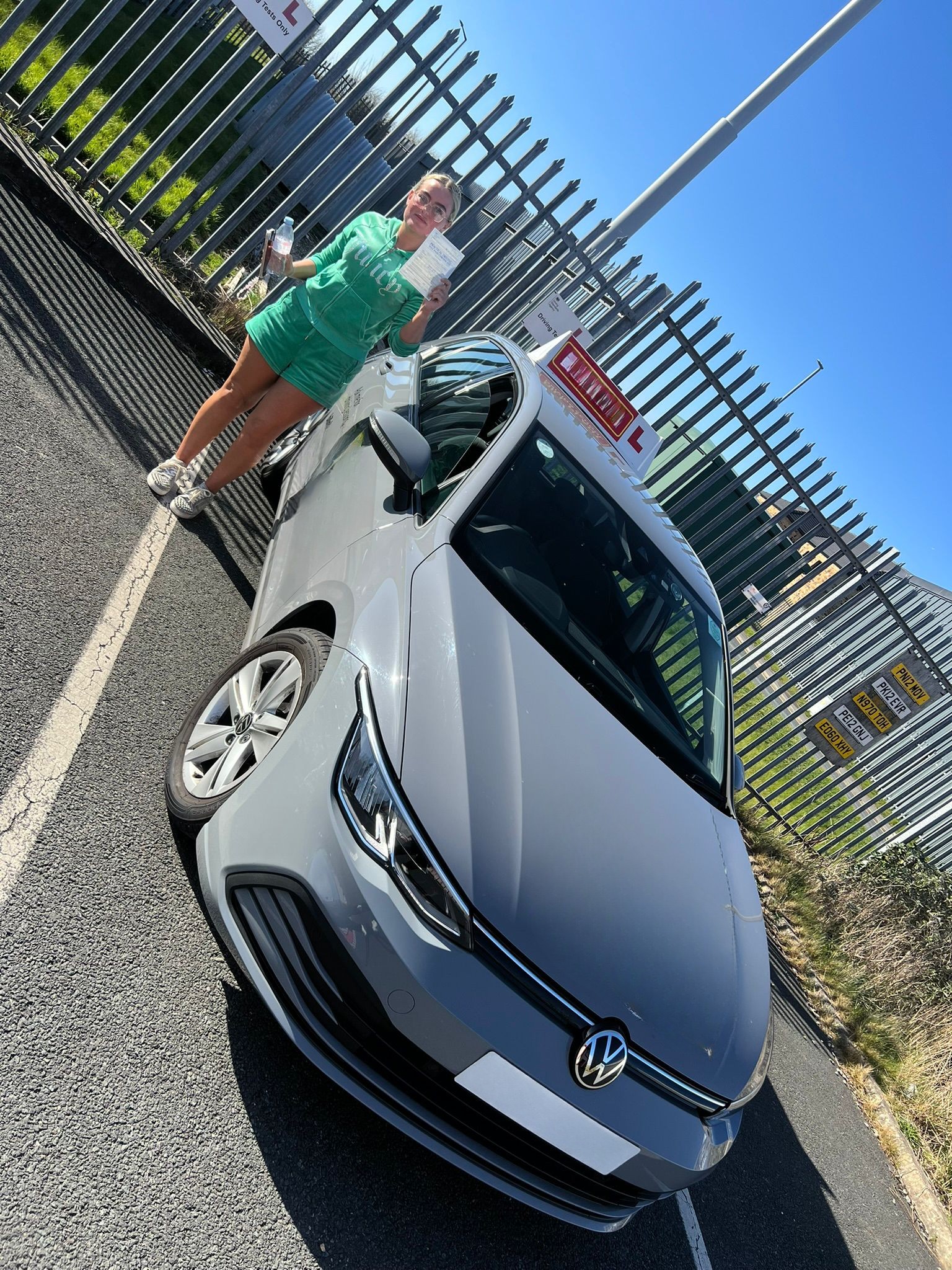 Successful driving test pass