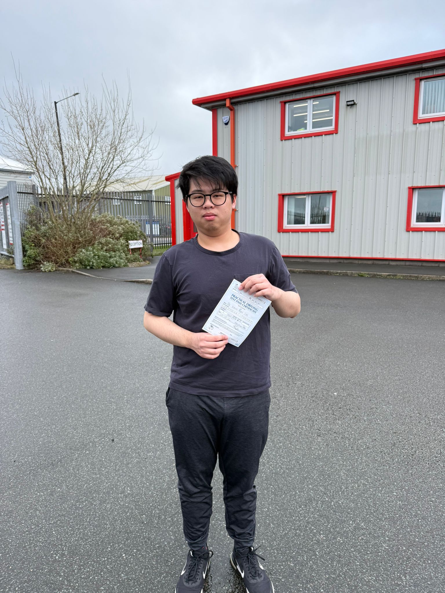 Successful driving test pass