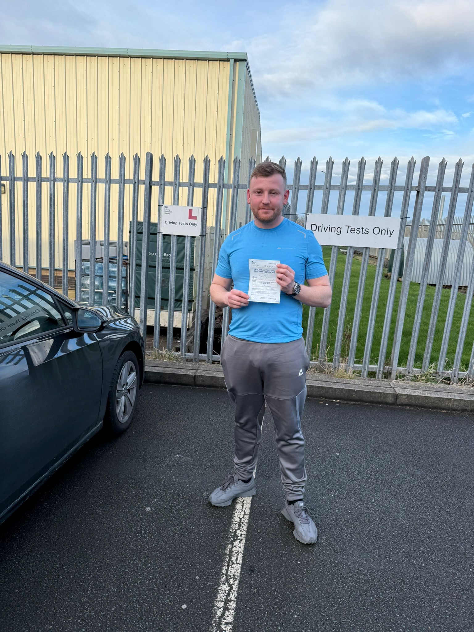 Successful driving test pass