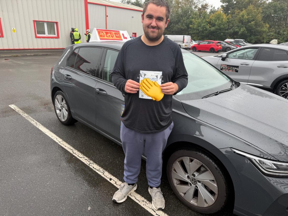 Successful driving test pass