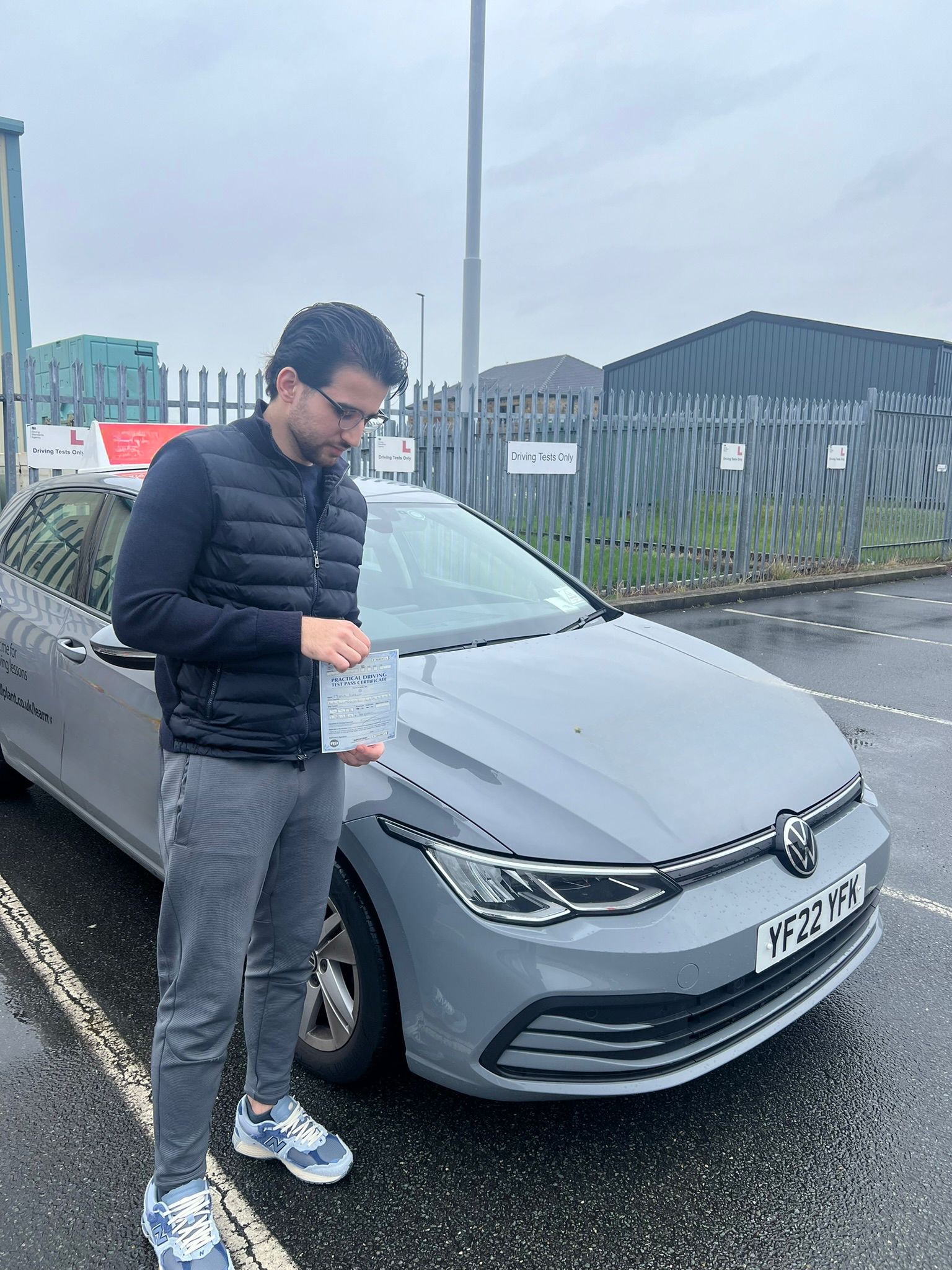 Successful driving test pass