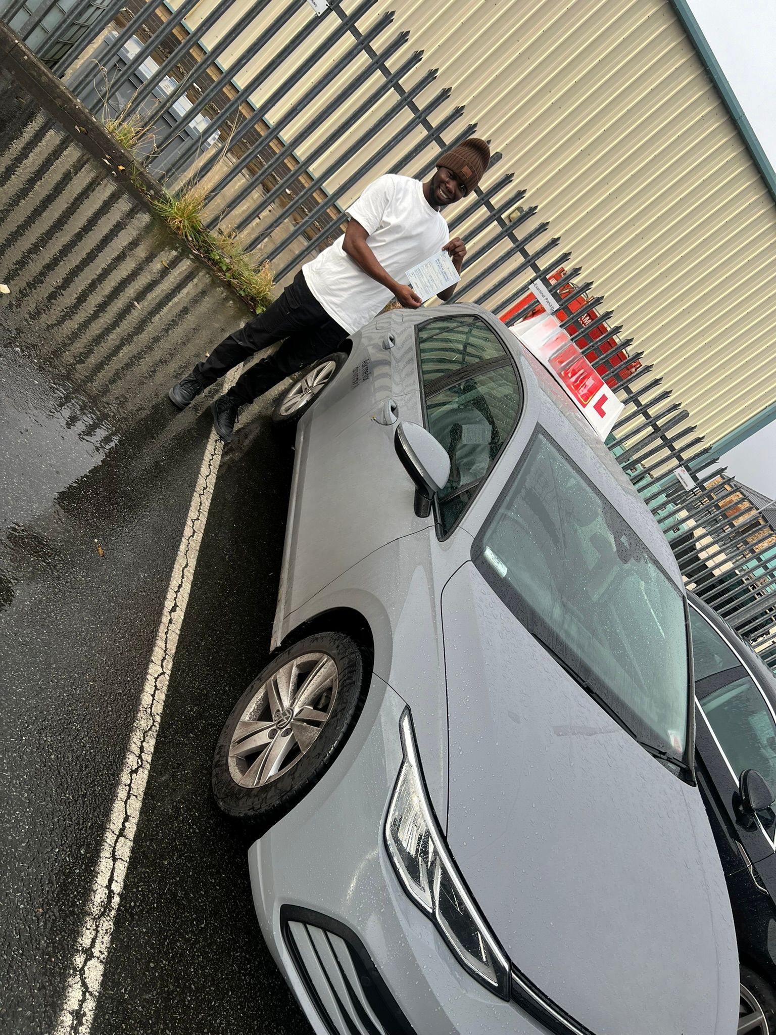 Successful driving test pass
