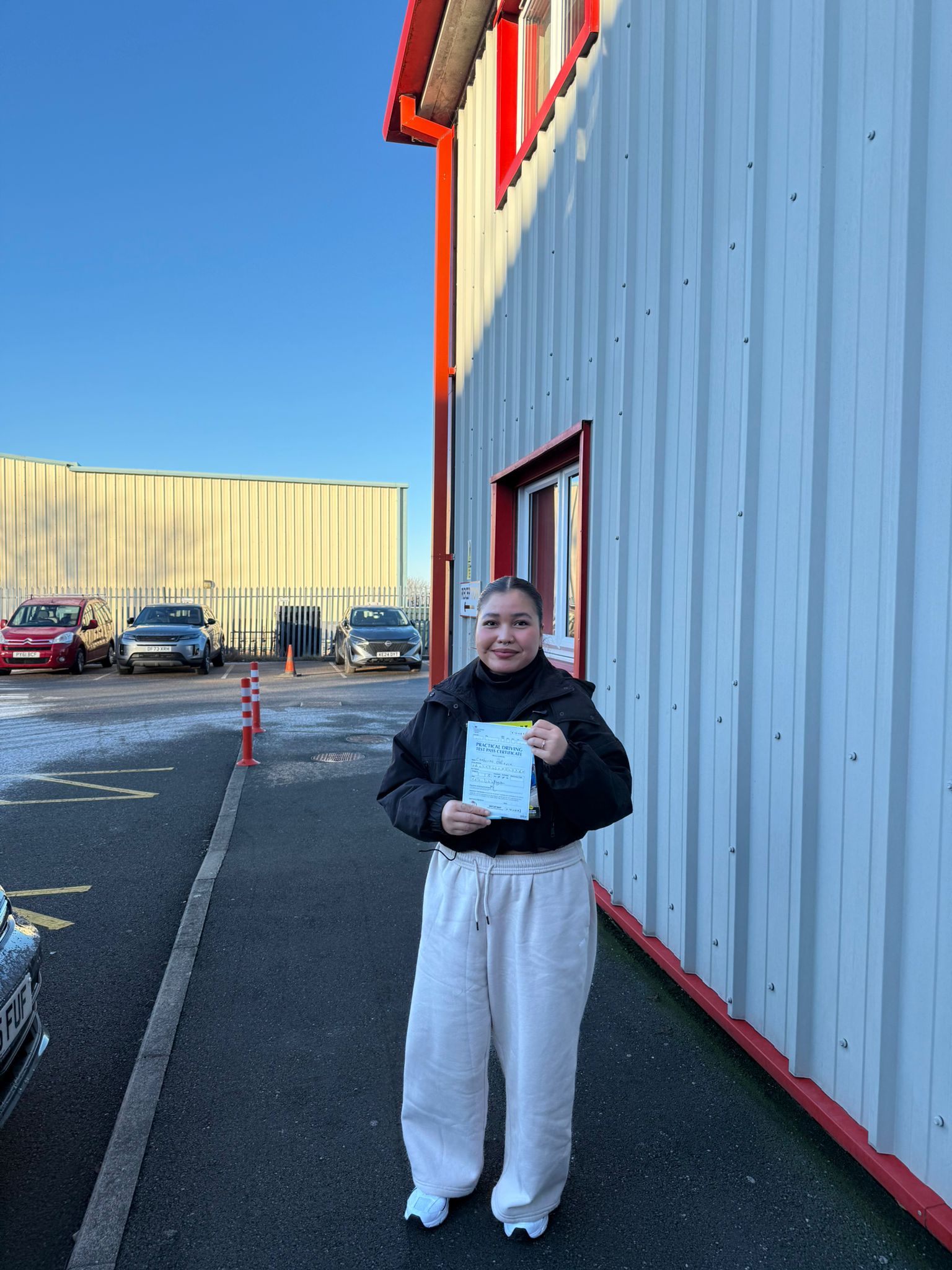 Successful driving test pass