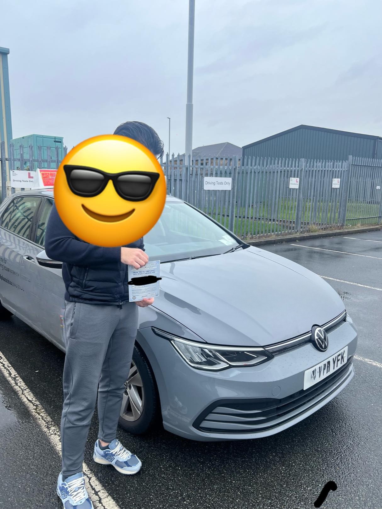 Successful driving test pass