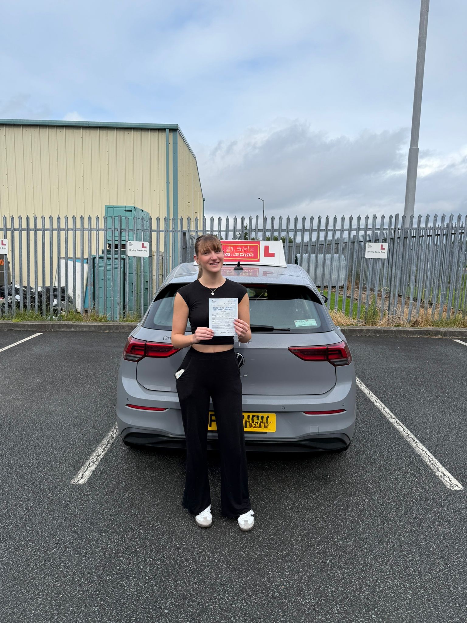 Successful driving test pass