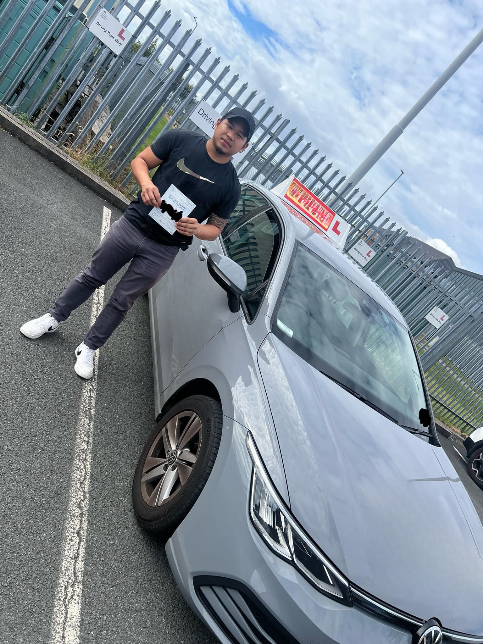 Successful driving test pass
