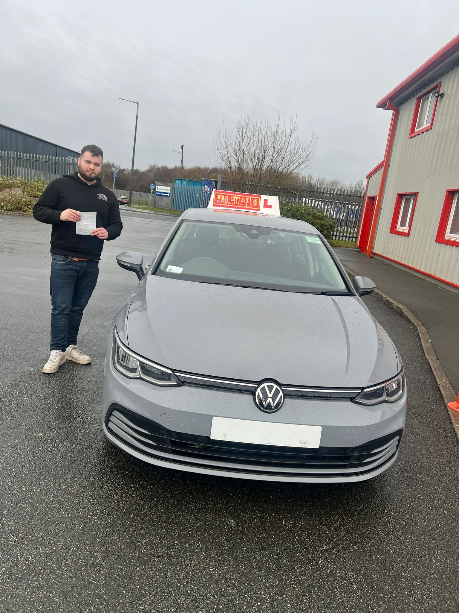 Successful driving test pass
