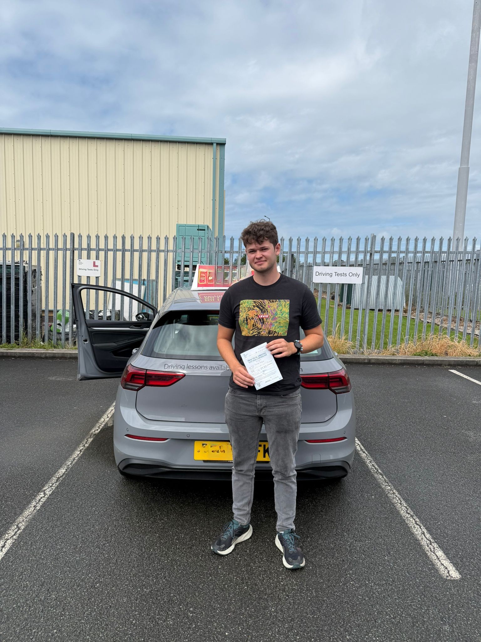 Successful driving test pass