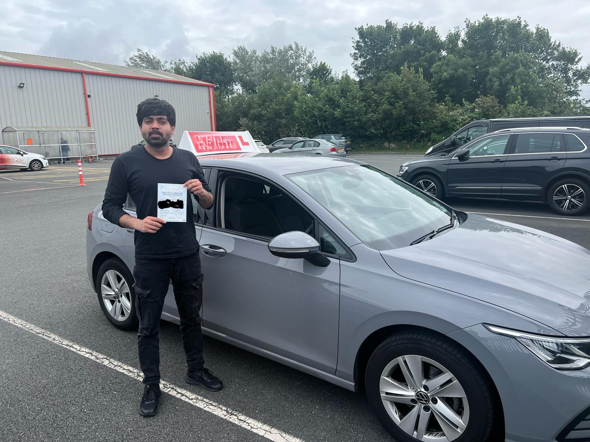Successful driving test pass