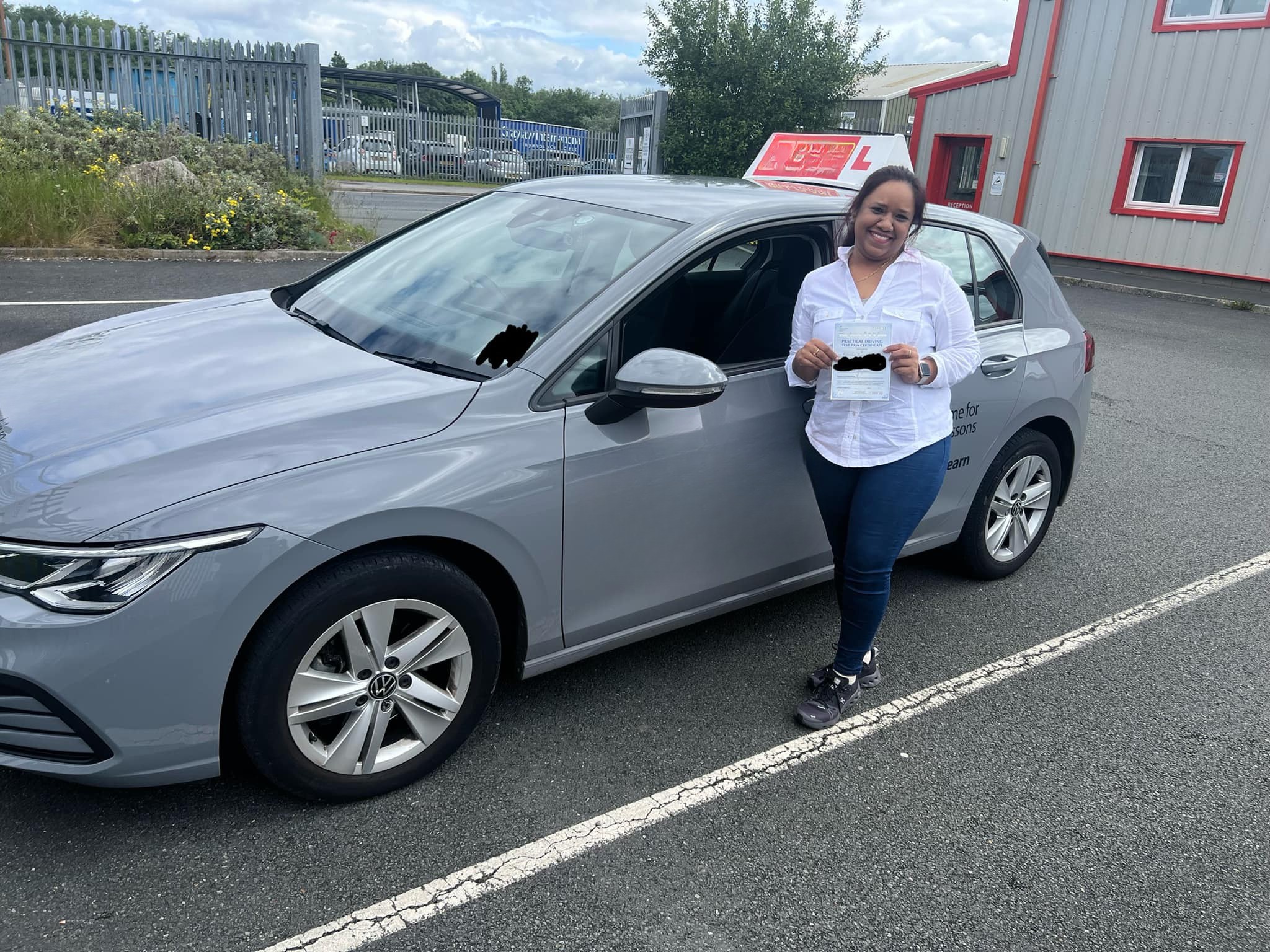 Successful driving test pass