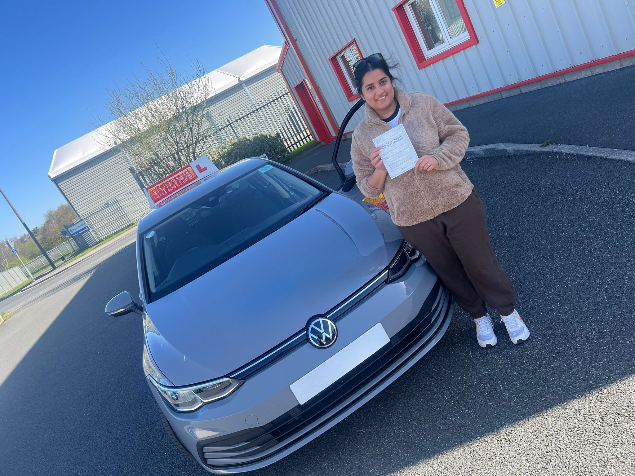 Successful driving test pass