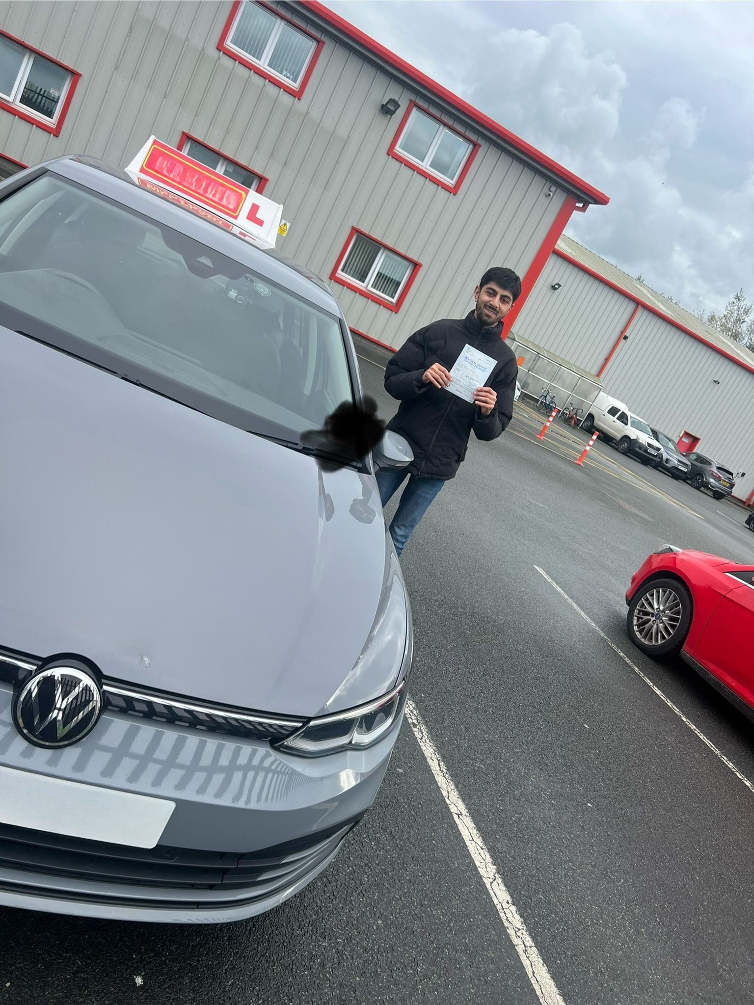 Successful driving test pass