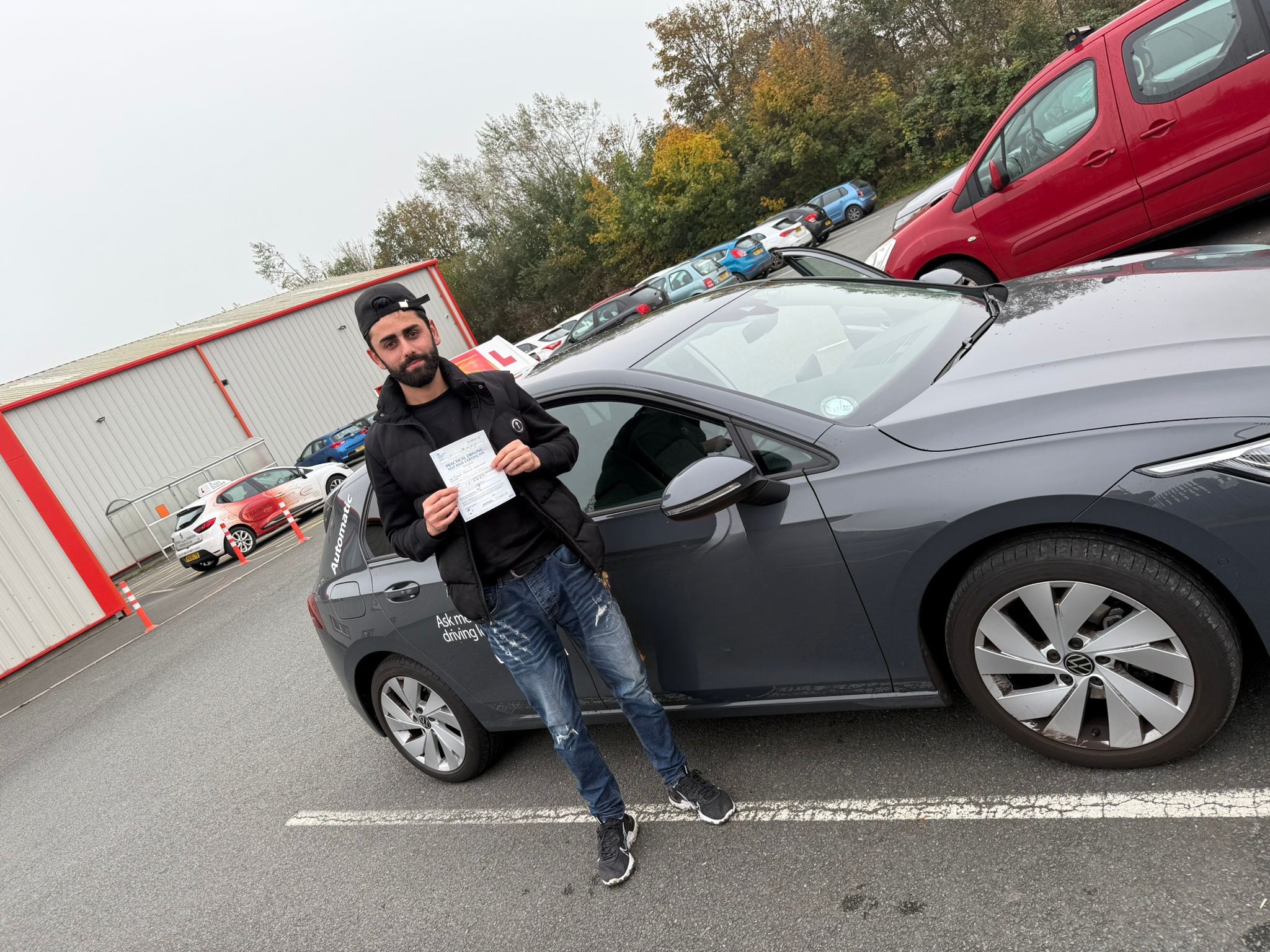 Successful driving test pass