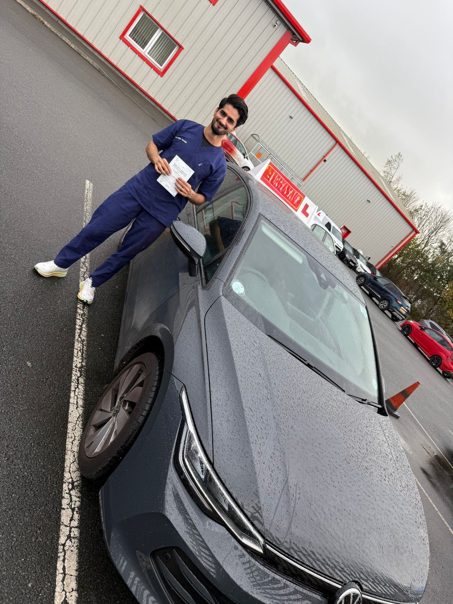 Successful driving test pass