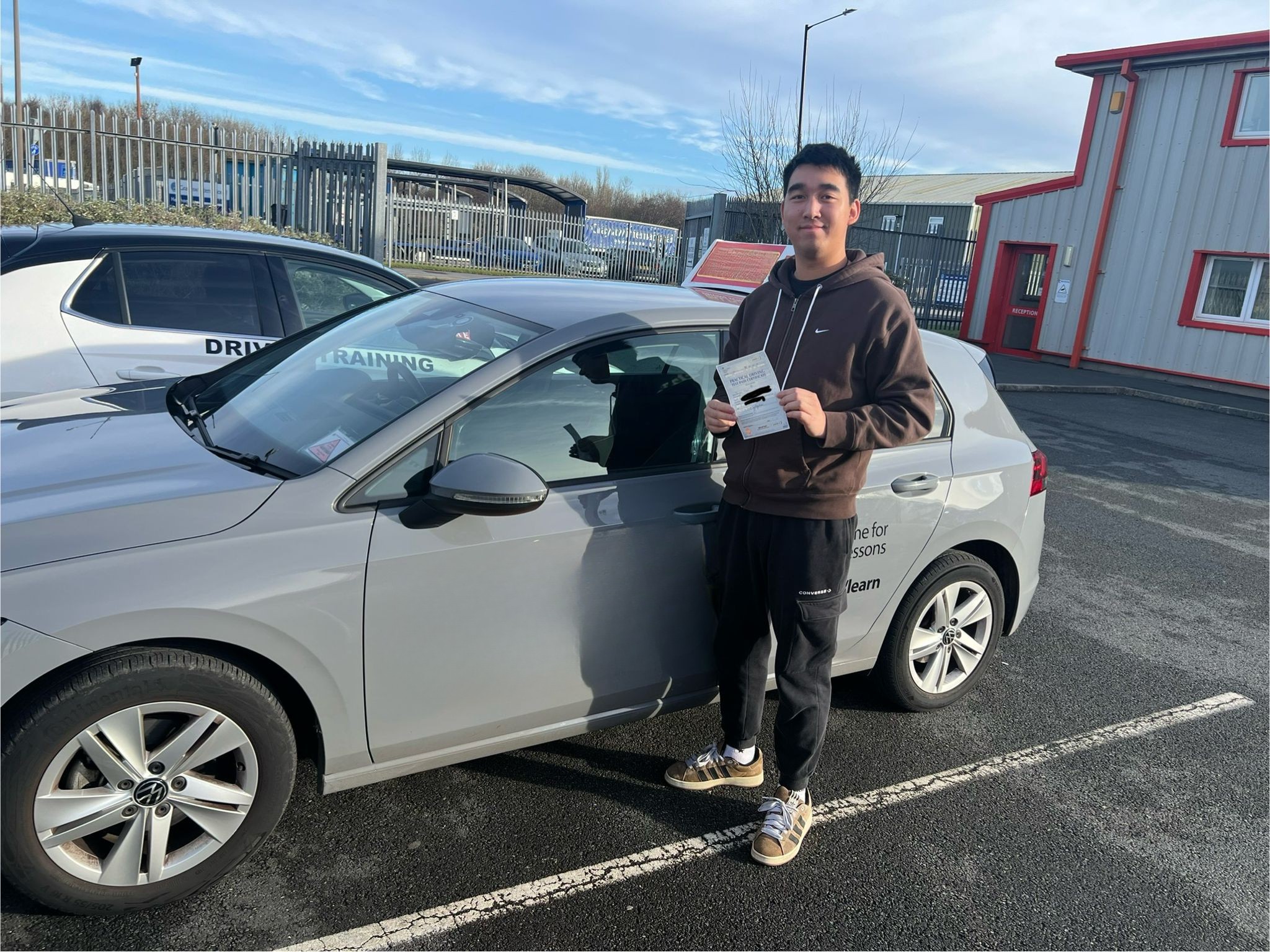 Successful driving test pass