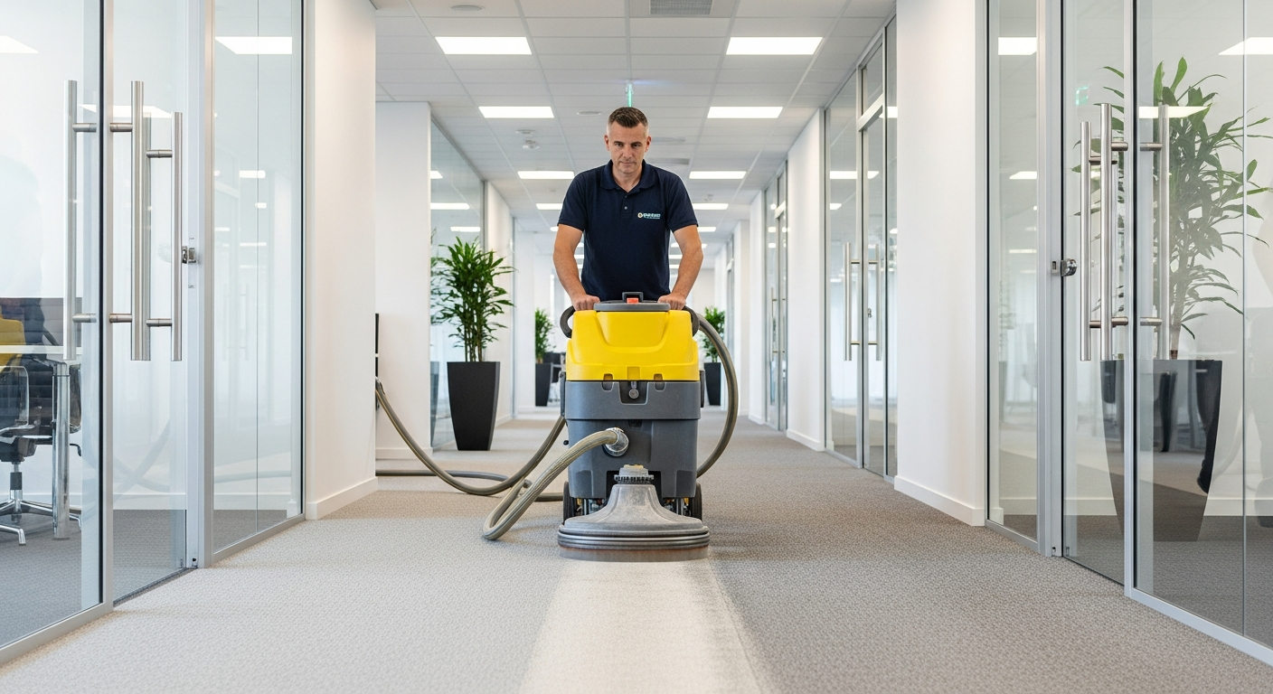 Professional commercial carpet cleaning