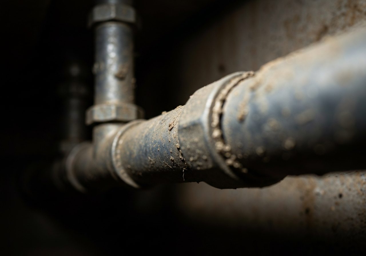 Bad plumbing photo example