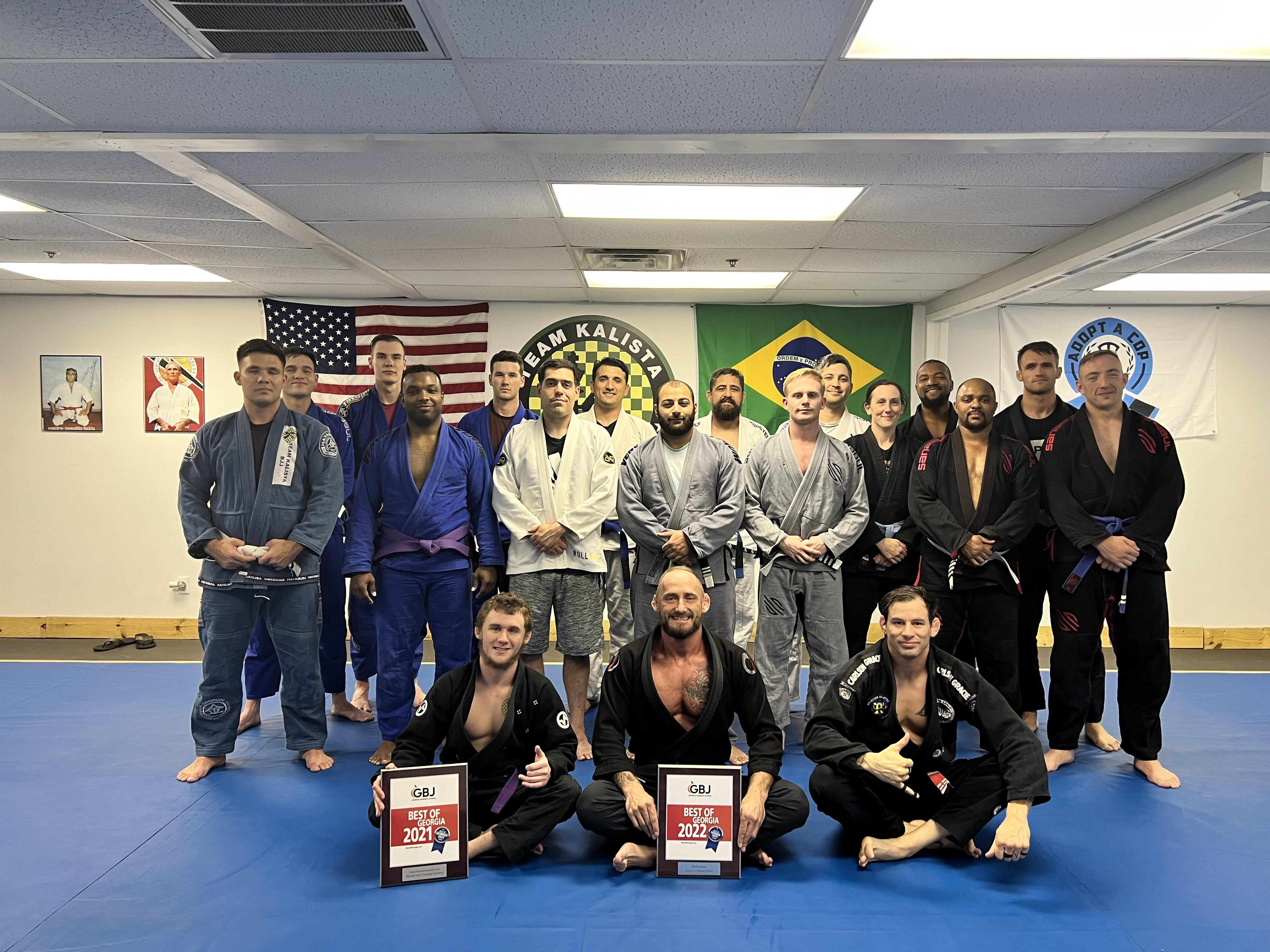 BJJ classes Hinesville GA Team Kalista — Professor Kalista teaching technique
