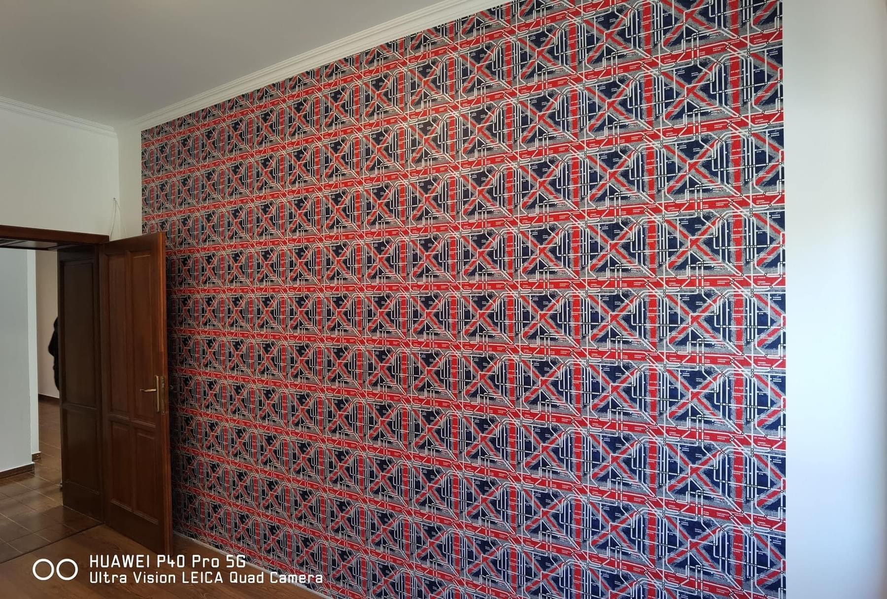 Geometriai mintás tapéta
