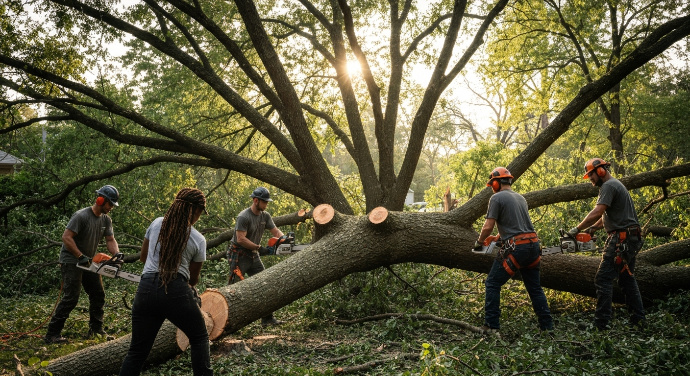 Emergency Tree Removal Crew in Raleigh